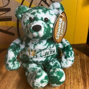 Salvino’s Bammers JOE NAMMATH NFL NY JETS #12 Collectible Beanie Plush Bear/Rare